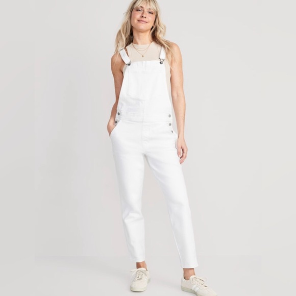 NWOT! O.G. Straight White Workwear Jean Overalls for Women - Multiple Sizes - Picture 2 of 10